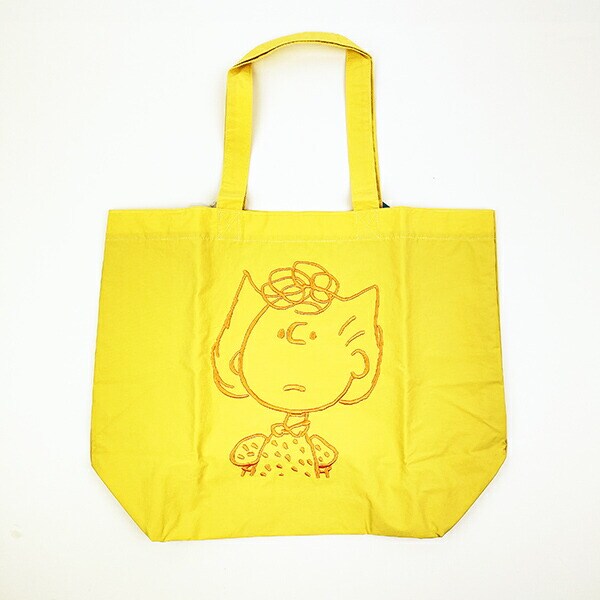 スヌーピー トートバッグ かばん イエロー PEANUTS SNOOPY