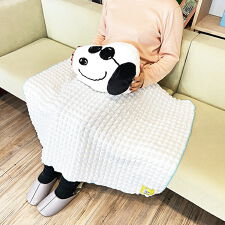 スヌーピー ジョー・クール クッションinブランケット ホワイト 寝具 SNOOPY 西川 | パーフェクト・ワールド・トーキョー(Perfect World Tokyo)