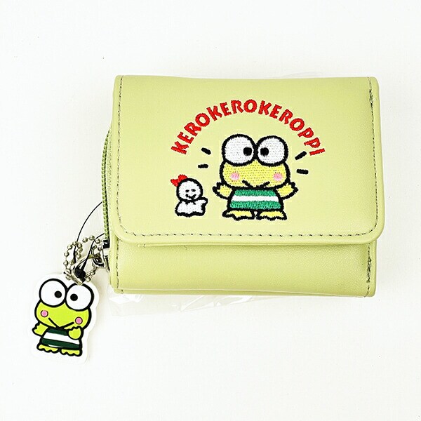 サンリオ ケロケロけろっぴ 財布 (グリーン) Sanrio | パーフェクト