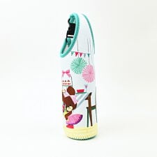 パーフェクト・ワールド・トーキョー(Perfect World Tokyo)のくまのがっこう プレゼントフォーミー ペットボトルカバー600 水筒カバー グリーン