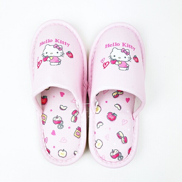 サンリオ ハローキティ アップルピンク スリッパ 約22cm～24cm対応