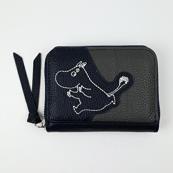 ムーミン 本革カードポーチ カードケース 小銭入れ MOOMIN