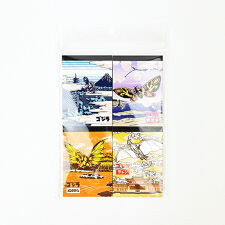 パーフェクト・ワールド・トーキョー(Perfect World Tokyo)のゴジラ モスラ×キングギドラ×ラドン JAPANESE ART メモミニセット 文具  GO