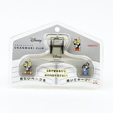 パーフェクト・ワールド・トーキョー(Perfect World Tokyo)のディズニー ウカンムリクリップ  クリアブラック 文具 オフィス 学校 Disney