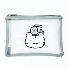 パーフェクト・ワールド・トーキョー(Perfect World Tokyo)のホワイトタイガーとブラックタイガー サガラ刺繍メッシュポーチ ブラック