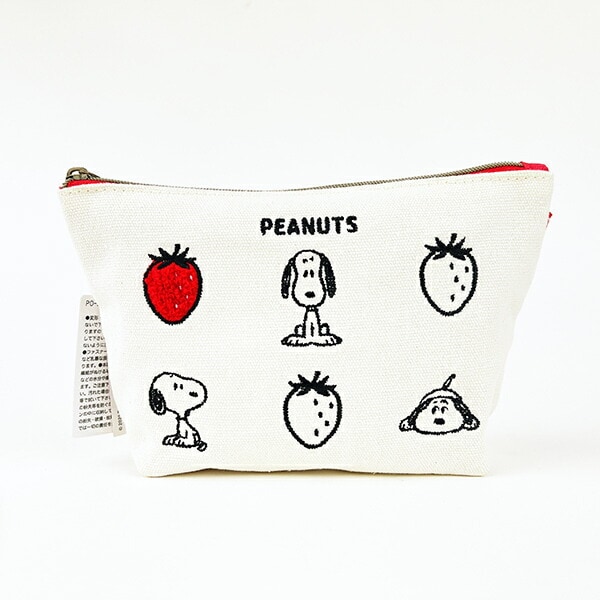 スヌーピー イチゴ 化粧ポーチ SNOOPY | パーフェクト・ワールド