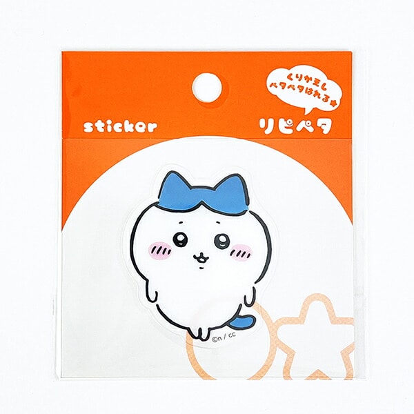 ちいかわ　ステッカー　ハチワレ　マルイ ちいかわ ハチワレ＆うさぎ リピペタ ステッカー 文具