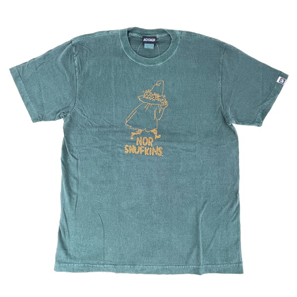 MOOMIN - ムーミン ピグメント刺繍Tシャツ(L) ネイビー アパレル MOOMIN ムーミン ピグメント刺繍Tシャツ(L) ネイビー アパレル MOOMIN