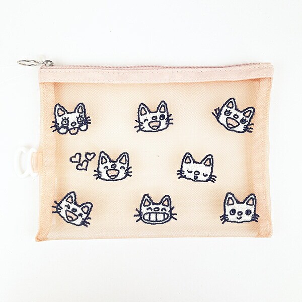 ノンタン メッシュ刺繍ポーチ | パーフェクト・ワールド