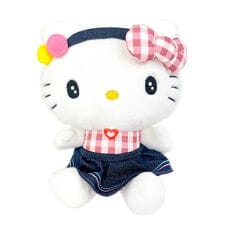 パーフェクト・ワールド・トーキョー(Perfect World Tokyo)のサンリオ ハローキティ ギンガムデニム ぬいぐるみ(S) Sanrio