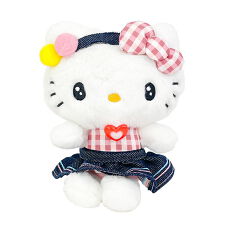 パーフェクト・ワールド・トーキョー(Perfect World Tokyo)のサンリオ ハローキティ ギンガムデニム マスコット ぬいぐるみ Sanrio