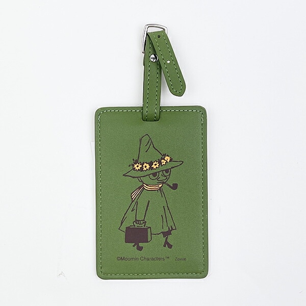 ムーミン スナフキン 本革カードポーチ カードケース 小銭入れ MOOMIN