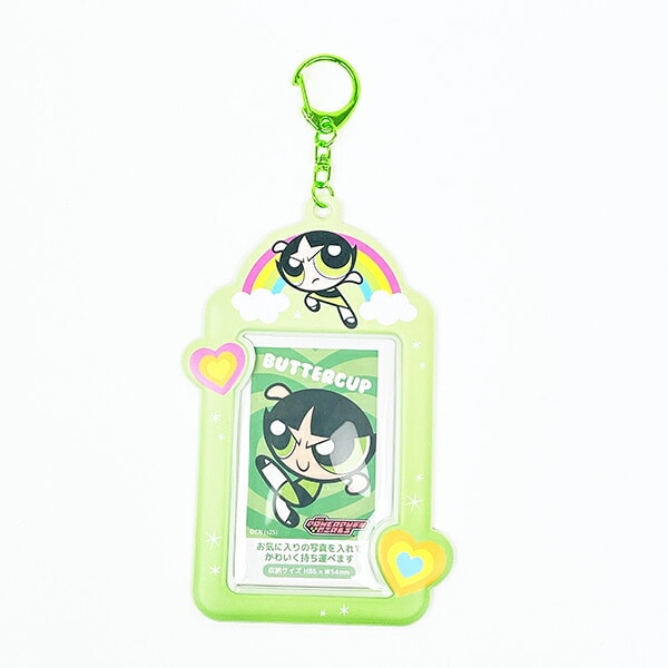 パワーパフガールズ バターカップ フォトフレームキーホルダー