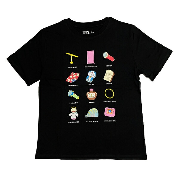 美品answer4 ドラえもんTシャツLサイズ アンサーフォー / “I'm Doraemon 03”Tシャツ（ブラック） | 道が
