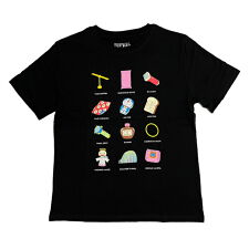 パーフェクト・ワールド・トーキョー(Perfect World Tokyo)のドラえもん Tシャツ(LL) ひみつ道具 ブラック アパレル