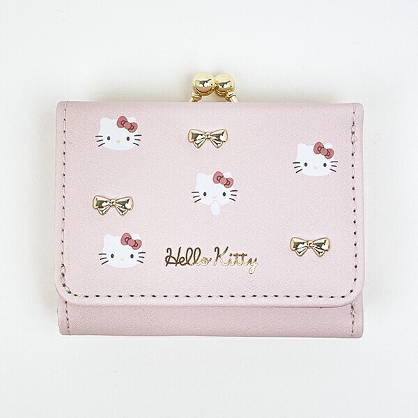 サンリオ ハローキティ コンパクト財布 ピンク Sanrio | パーフェクト