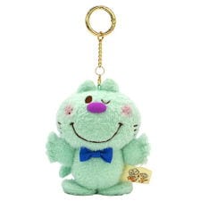 パーフェクト・ワールド・トーキョー(Perfect World Tokyo)の水森亜土 マスコット ねこ キーチェーン ミント ぬいぐるみ あどちゃん