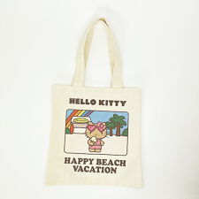 サンリオ ハローキティ 日焼け キティ A4トートバッグ アイボリー Sanrio | パーフェクト・ワールド・トーキョー(Perfect World Tokyo)