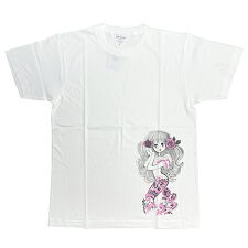 パーフェクト・ワールド・トーキョー(Perfect World Tokyo)の水森亜土 ニンギョ 半袖Tシャツ(M) ホワイト アパレル