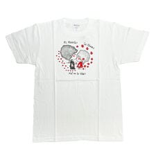 パーフェクト・ワールド・トーキョー(Perfect World Tokyo)の水森亜土 マリンカップル 半袖Tシャツ(M) ホワイト アパレル