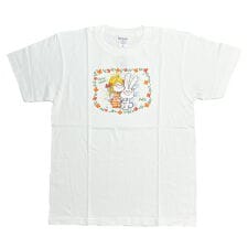 パーフェクト・ワールド・トーキョー(Perfect World Tokyo)の水森亜土 ウサギ＆ガール 半袖Tシャツ(M) ホワイト アパレル