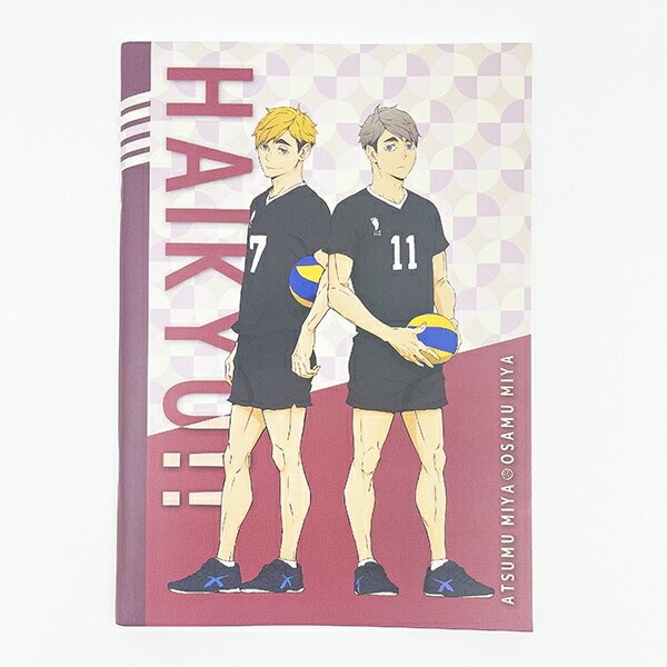 ハイキュー！！ 稲荷崎高校(宮侑・治) A5綴じノート 文具