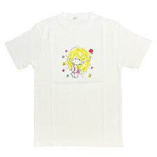 パーフェクト・ワールド・トーキョー(Perfect World Tokyo)の水森亜土 少女柄 コットン半袖Tシャツ(M) ホワイト アパレル