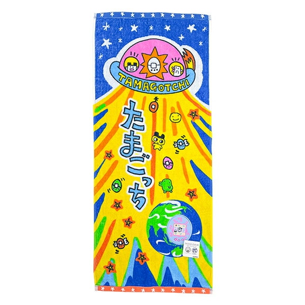 たまごっち フェイスタオル(パッケージくちぱっち