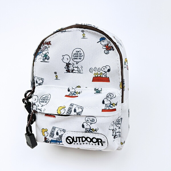 スヌーピー SNOOPY クリアポケット付きポーチ ペンケース
