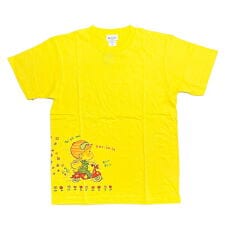 パーフェクト・ワールド・トーキョー(Perfect World Tokyo)の水森亜土 スクーター 半袖Tシャツ(M) イエロー アパレル