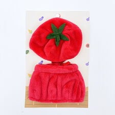 パーフェクト・ワールド・トーキョー(Perfect World Tokyo)のブラッシュコスチューマー 野菜シリーズ トマト(S) ぬい活 ぬいぐるみ用コスチューム