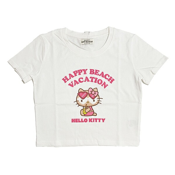 サンリオ 日焼け マイメロディ 半袖Tシャツ(S) アパレル Sanrio