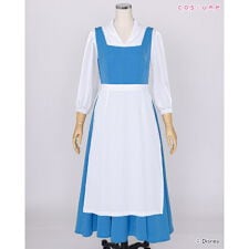 パーフェクト・ワールド・トーキョー(Perfect World Tokyo)のディズニー 美女と野獣 ベル 村娘 コスチュームセット(M-L) コスプレ Disney