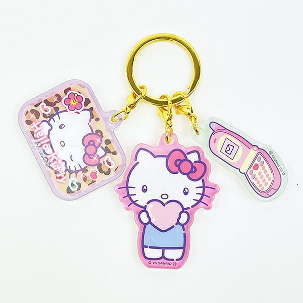 トロピカル　ハローキティ　サンリオ　ハイビスカス　キーホルダー　　激レア サンリオ ハローキティ トロピカル ハワイアン ハイビスカス