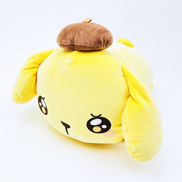 サンリオ ポムポムプリン さくらんぼチェック S ぬいぐるみ イエロー