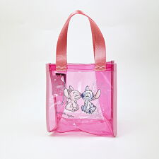 パーフェクト・ワールド・トーキョー(Perfect World Tokyo)のディズニー スティッチ＆エンジェル 水彩 PVCクリアトートバッグ(S) Disney