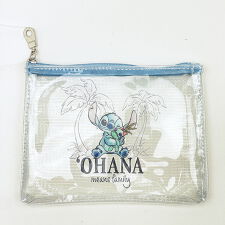 パーフェクト・ワールド・トーキョー(Perfect World Tokyo)のディズニー スティッチ＆スクランプ 水彩 PVCクリアポーチ Disney