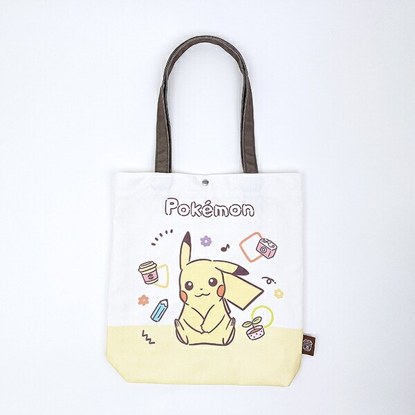 ポケットモンスター ピカチュウ ミニトートバッグ (ベージュ) 通学