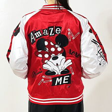 パーフェクト・ワールド・トーキョー(Perfect World Tokyo)のディズニー ミニーマウス レッドガール スカジャン (L) ブルゾン アパレル Disney