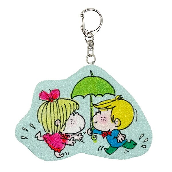 水森亜土 オンザムーン ハンドタオル ハンカチ 亜土ちゃん