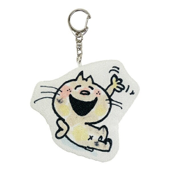 あどちゃん マスコットキーチェーン　水森亜土＆猫　ユージン　キャラポット　24個 あどちゃん マスコットキーチェーン 水森亜土＆猫 ユージン