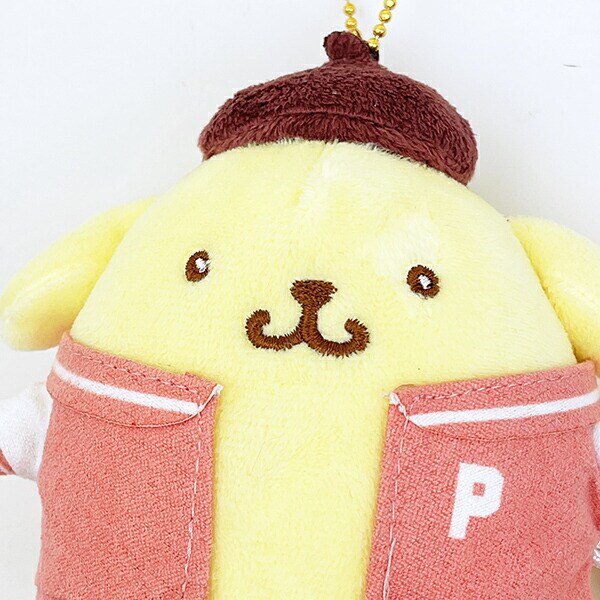 サンリオ ポムポムプリン ボールマスコットキーホルダー 胸