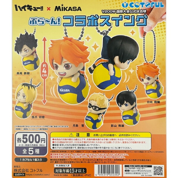 ハイキュー!! 　鍵チャーム　5種　コンプリート セット ハイキュー!! トレーディング高校名付き鍵チャームキーホルダー
