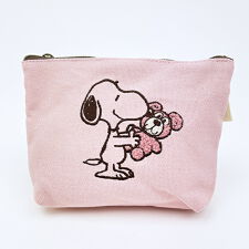 パーフェクト・ワールド・トーキョー(Perfect World Tokyo)のスヌーピー＆ベア 化粧ポーチ (ピンク) SNOOPY