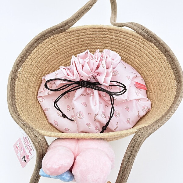 サンリオ マイメロディ ぬいぐるみ付かご風バッグ かごバッグ Sanrio