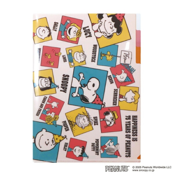 [}C]Xk[s[ Zu[V A4NAz_[(3|Pbg)  PEANUTS 75th /p[tFNgE[hEg[L[iPerfect World Tokyoj