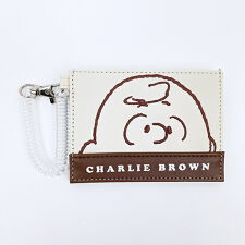 パーフェクト・ワールド・トーキョー(Perfect World Tokyo)のスヌーピー チャーリー・ブラウン フェイスアップ 刺しゅう シングルパスケース 定期入れ SNOO