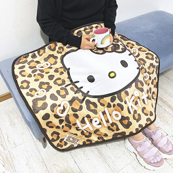 サンリオ ハローキティ ふわふわブランケット ブラウン ひざ掛け