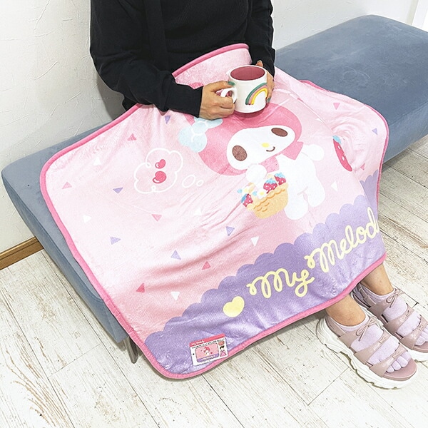 ミッフィー ひざ掛け ブラウンチェック ブランケット ウィンター