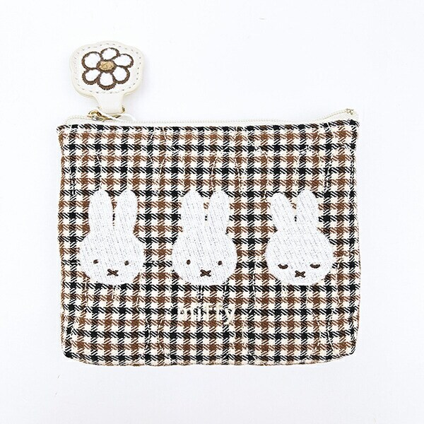 ミッフィー miffy ティッシュポーチ (アイボリー) キルティング